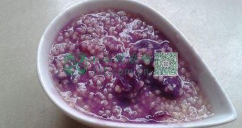 紫薯山药小米粥图片